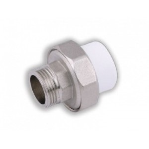 Американка нар. рез 75*2 1/2" Valfex белый (1/12)