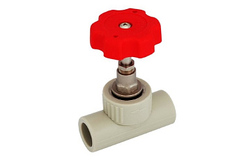 Вентиль проходной 20*1/2 90гр Valfex серый (7/35)
