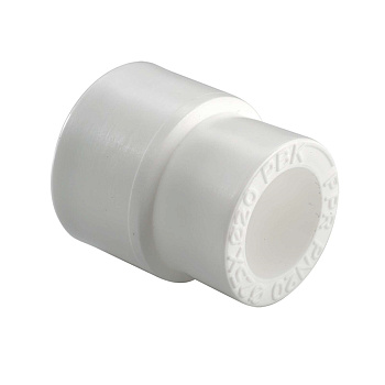 Муфта переходная (внутр) 25*20 Valfex белый (100/400)