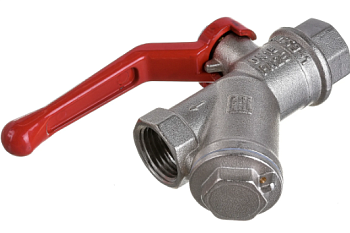 Кран-ФИЛЬТР шар. никель 1/2" ргг PREMIUM Valfex (48/12)
