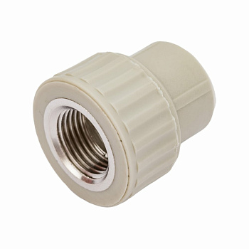 Муфта комб. вн. рез 25*1 Valfex серый (15/60)