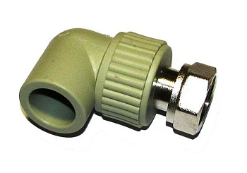 Угольник нак/гайк 20*1/2 Valfex серый (40/160)