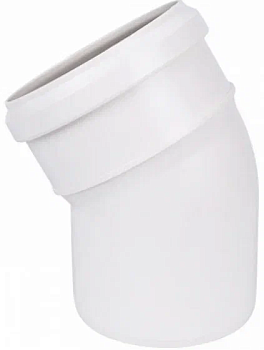 Отвод PRIME 15°  50 мм для вн. малошумной канализ. (350) VALFEX
