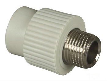 Муфта комб. нар. рез 75*2 1/2"Valfex серый (1/6)