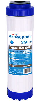 Картридж из активир.угля SLIMLINE 10", УГА-10 АКВАБРАЙТ (1/25)