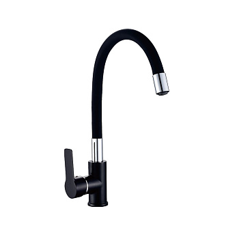 Елочка VF.70113-7 VALFEX Estreya Black 35мм гибк.излив, черный (1/10)