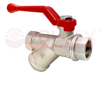 Кран-ФИЛЬТР шар. никель 1/2" ргг PREMIUM Valfex (48/12)