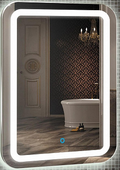 Зеркало MIXLINE "Мальта" 550*800 сенс.выкл.светод.подсв