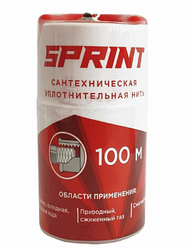 Нить уплотнительная Sprint 100м бокс, блистер (1/25)